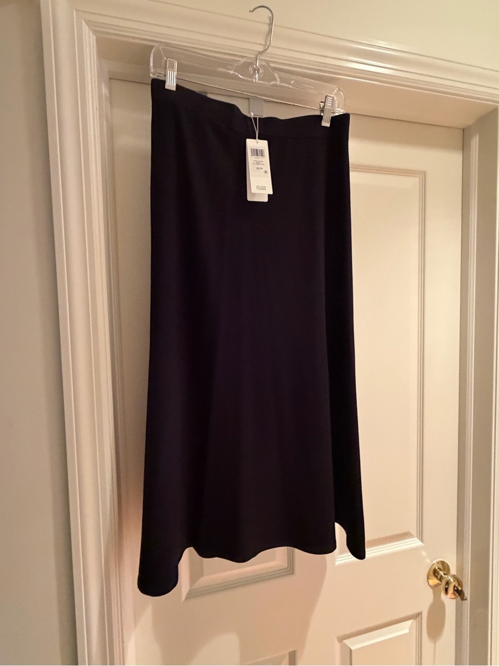 Eileen Fisher Women’s Black A-Line Midi Skirt